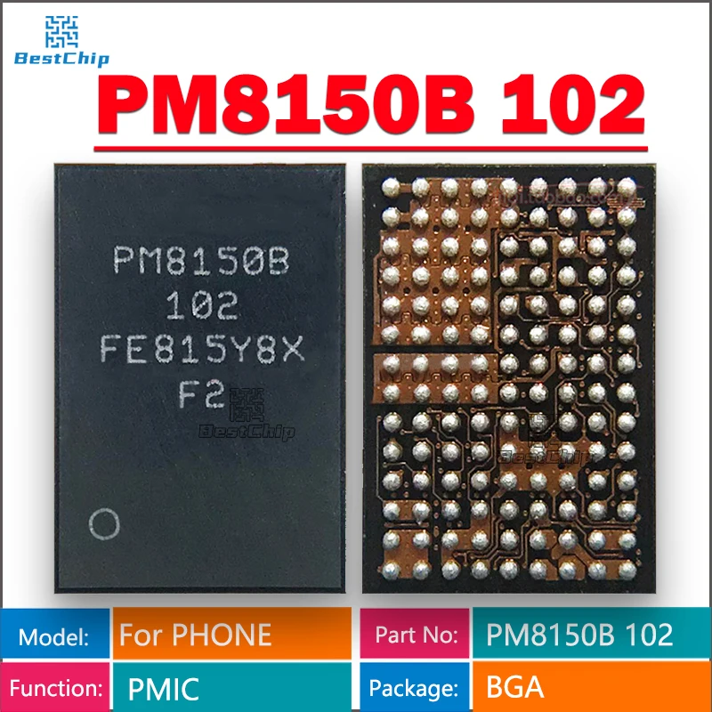 5Pcs PM8150B 102 For XiaoMi Power IC BGA Power Management Supply IC Replacement Parts Chip Chipset