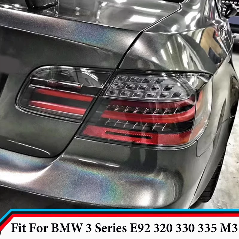 

Дымчатый черный стильный задний фонарь в сборе, подходит для BMW 3 серии E92 320 330 335 M3, модифицированное зеленое Рулевое управление