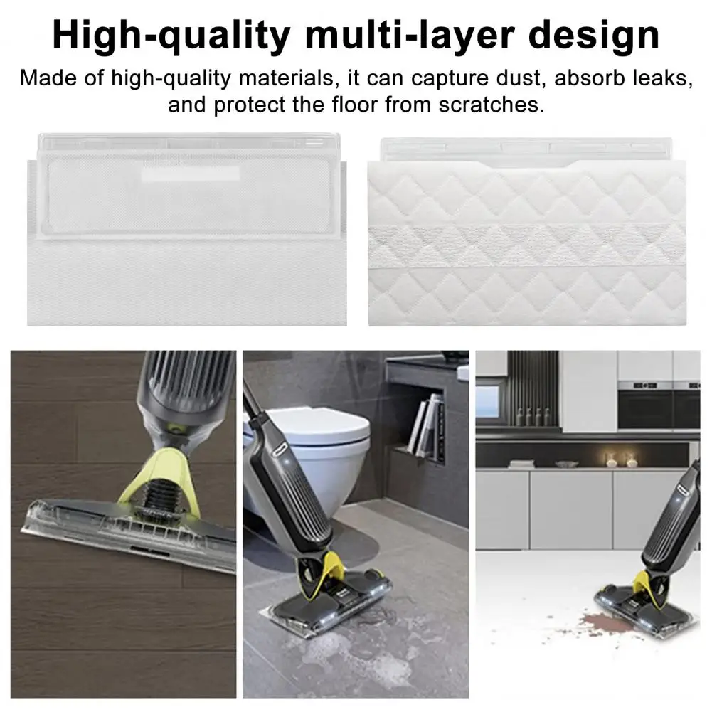 Одноразовые подушечки для швабры, мягкие, не царапающие, супервпитывающие подушечки для чистки пола для Shark Vacmop VM252/VM250/VM200/VM190/VC205