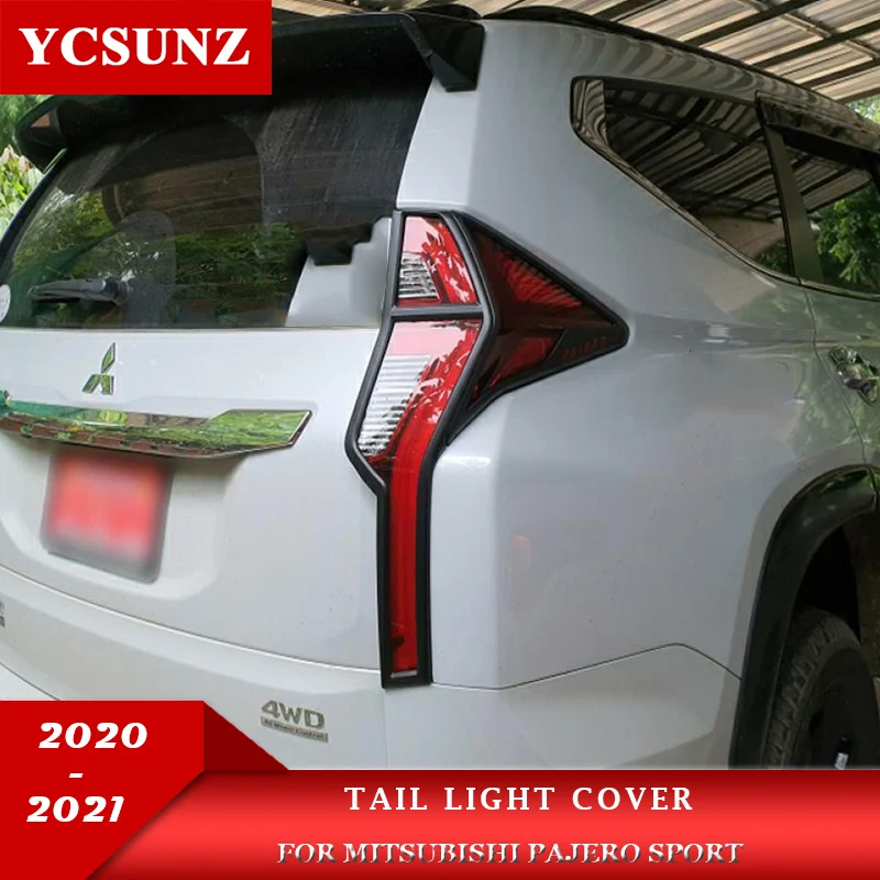 2020-2022 ABS Tail Lights Cover Accessories For Mitsubishi Pajero Sport 2020 2021 2022 Montero Sport Rear Lamp Parts Ycsunz