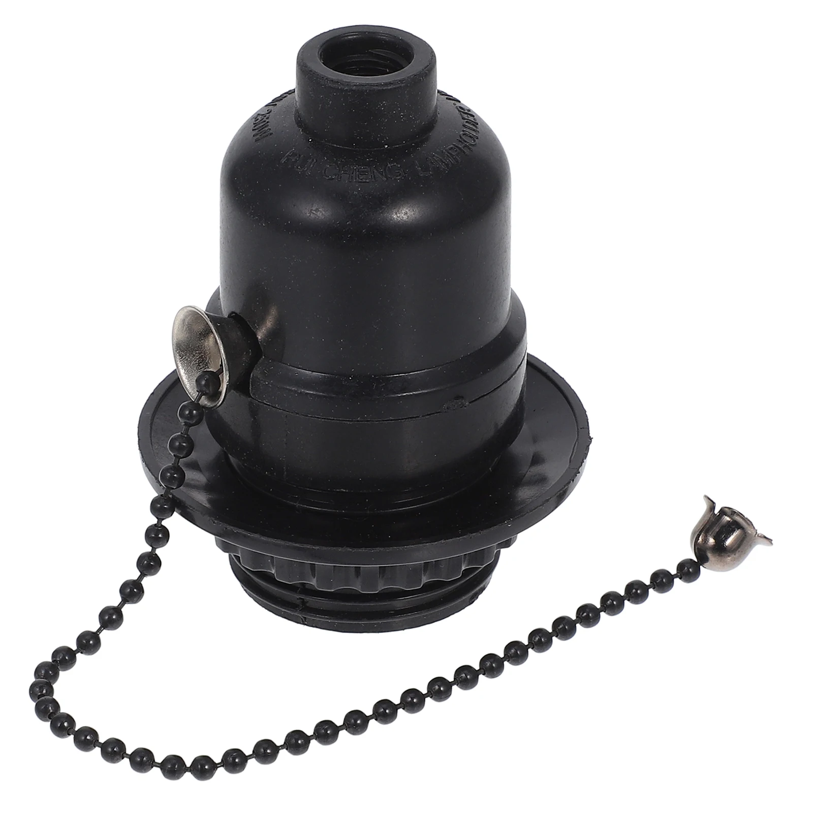 

Black Pull Chain Switch Holder Sturdy Screw Light Converter For Desk Table Lamp Repair Durable Bulb Socket Replacement Lamp