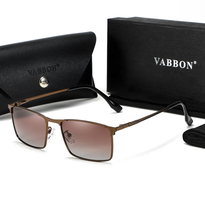 Vabbon Trendy للرجال والنساء إطار مربع الاستقطاب نظارات الموضة في الهواء الطلق النظارات الشمسية المضادة للأشعة فوق البنفسجية الصيد والقيادة نظارات، هدية مميزة 9507