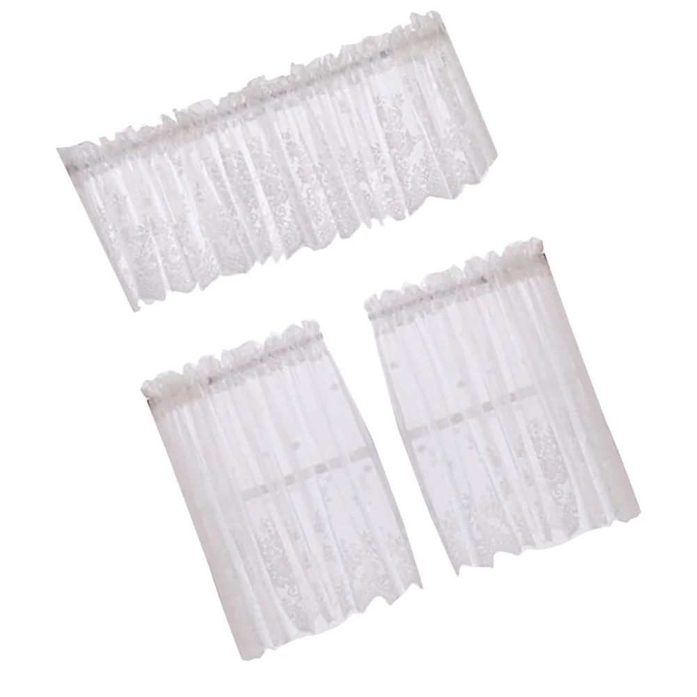 

Alipis Linen Kitchen Window Curtains Sheer Tier Valance for Privacy Decorative Window Blind