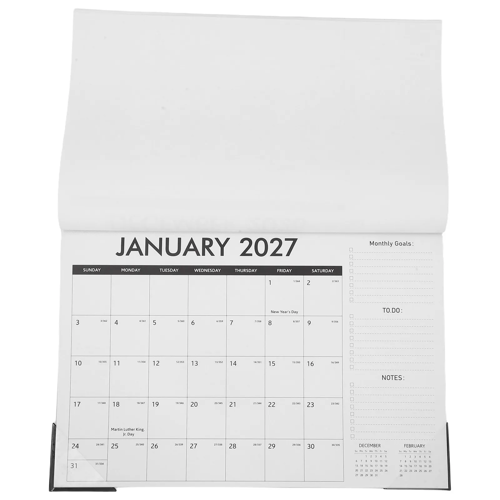 

Настенный календарь на 18 месяцев (с июня 2026 по июнь 2027) с минималистичным дизайном, праздничным календарем и многонациональными датами для офиса, школы, семьи