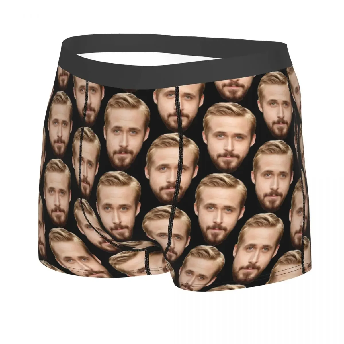 Custom Funny Ryan Gosling Face Boxers Shorts Men Briefs Underwear Cool Underpants