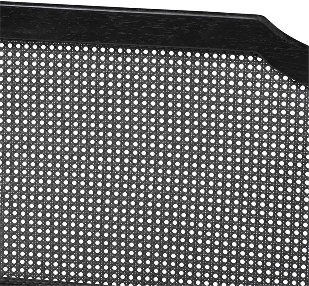 Hancock-Mid- Modern Carvão Acabado Madeira e Sintético Rattan Daybed, Twin Size