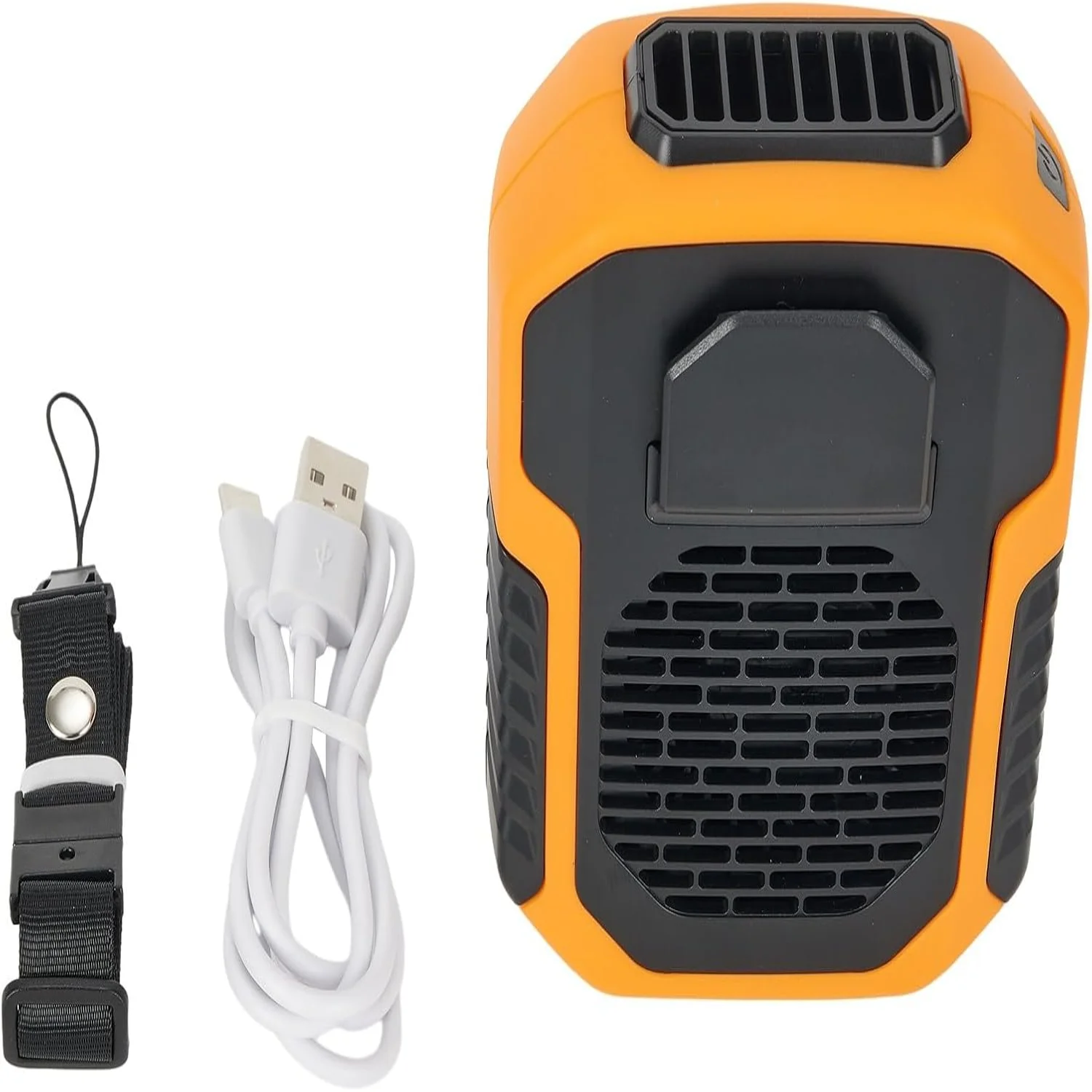 พัดลมคาดเอว พัดลมแบบคลิปหนีบเอวแบบพกพาพร้อมใบมีดเทอร์โบ พัดลมแบบคลิปส่วนตัวแบบสวมใส่ได้ พัดลมเข็มขัดสําหรับการเดินทางกลางแจ้ง (สีเขียว (DQ215))