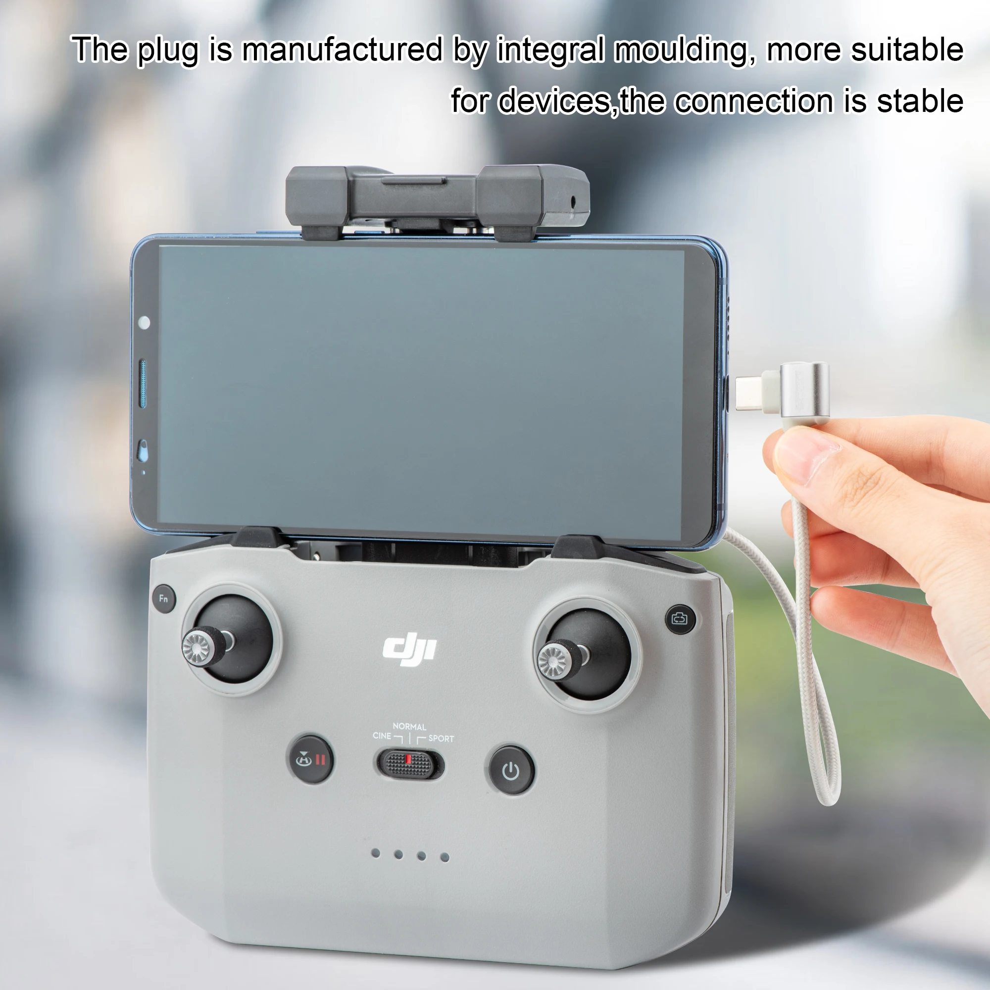 STARTRC 30CM tipo C a IOS/Cable de datos Lightning para DJI Air 3/3S/Mini 4 Pro/FLIP/Neo Drone control remoto conectar Cable de teléfono