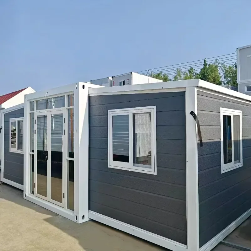 Flat 20 Ft 40 Ft Foldable Expandable Container House Prefab Luxury Villa Mobile Home 2 3 4 5 Bedroom