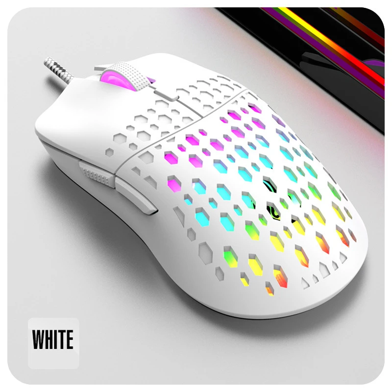 Lenovo G701 Wired 6 Keys Mouse Colorful Lighting Gaming and Office RGB Backlit For Microsoft Windows and Apple IOS System