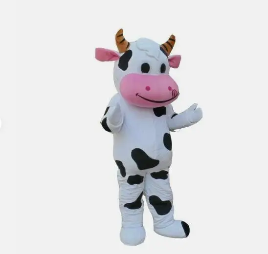 New Adult Cow Mascot Costume Halloween Christmas Dress Full Body Props Outfit Mascot Costume