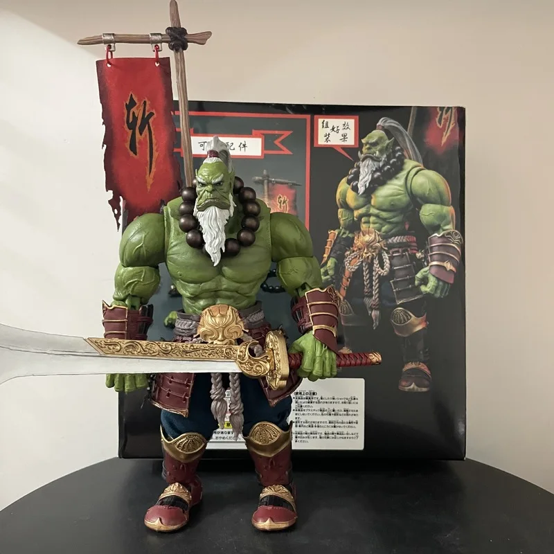 

World Of Warcraft Figuras 21cm Action Figure Blade Master Orc Manga GK Statue Anime Peripheral Game Model Ornaments Toys Gift