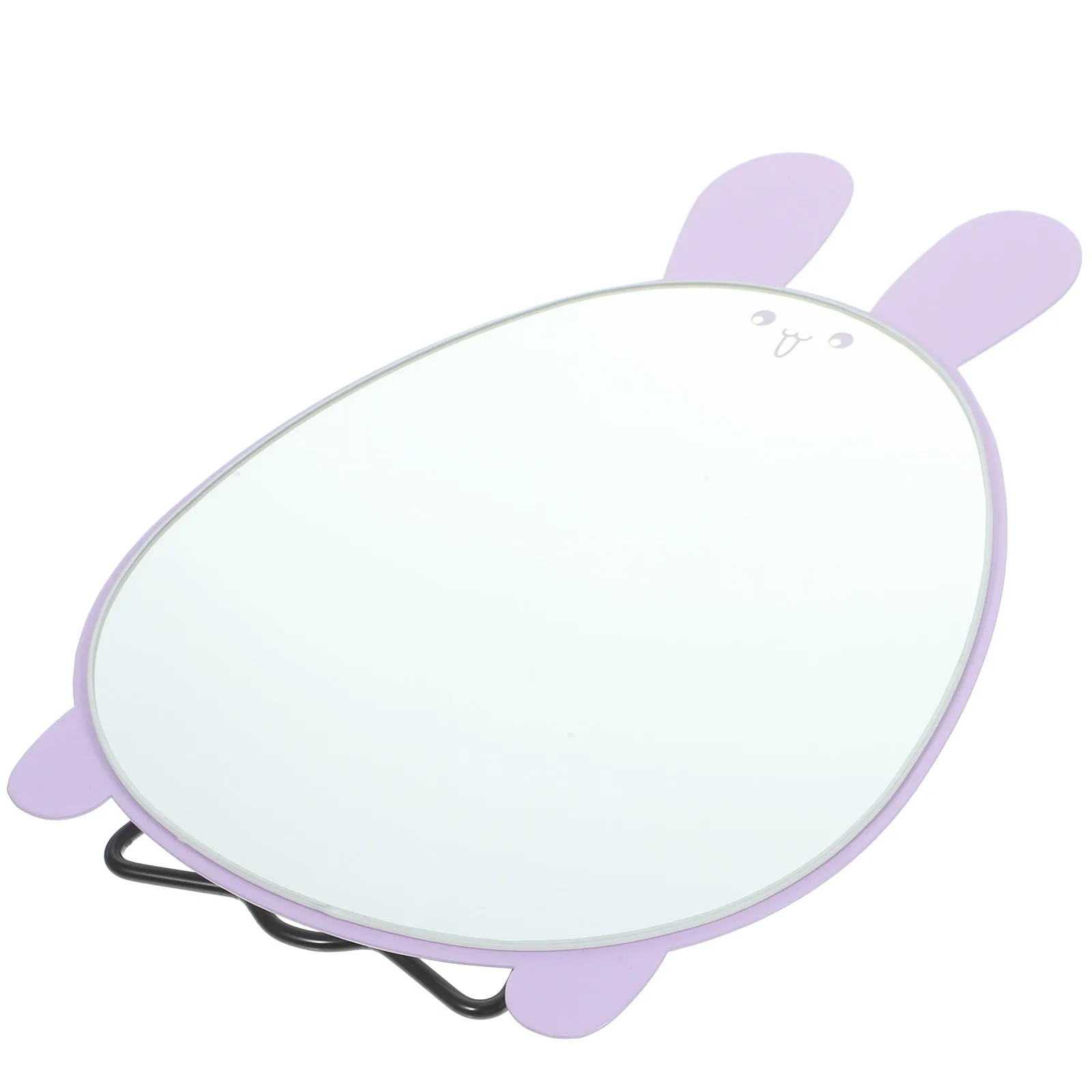 

Настольное зеркало для макияжа в мультяшном стиле, складное, портативное, для дома, офиса, спальни, эстетичный декор для стола