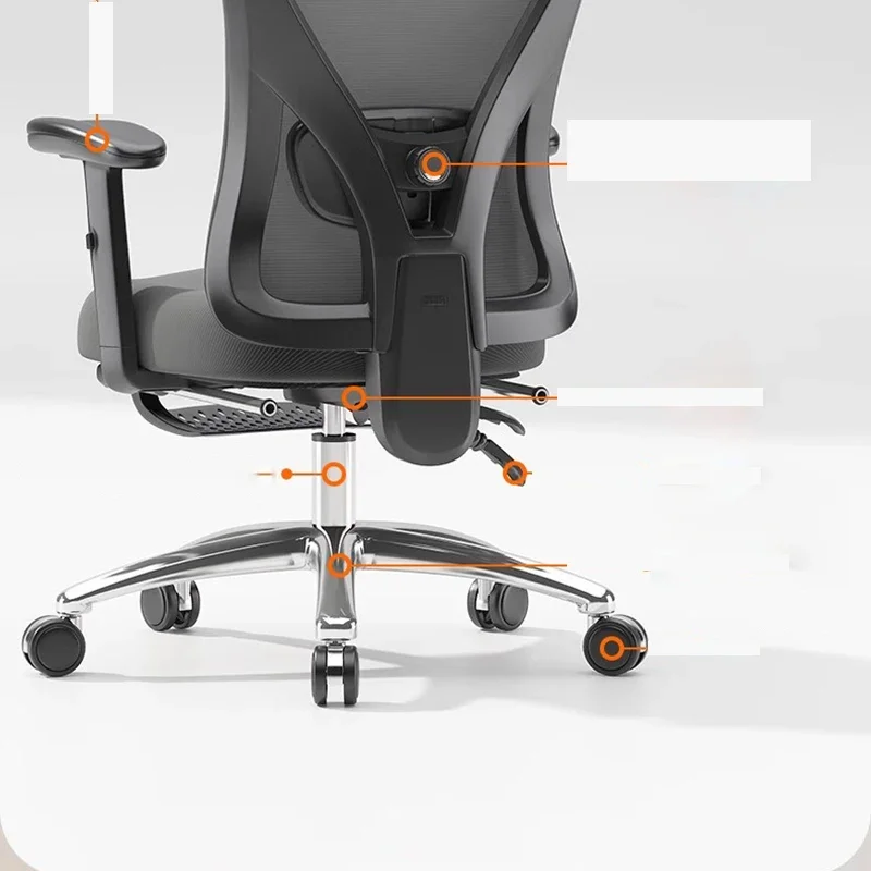 Mobiele Ergonomische Bureaustoelen Fauteuil Leuning Werkmeubilair Draaien Esports Bureaustoelen Rugleuning Moderne Silla De Escritorio