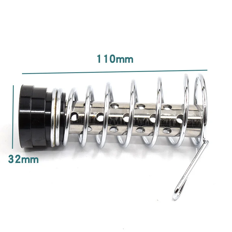 Double Tube Spring Soldering Iron Stand Holder with 5pcs Sponges for Electric High Temperature Resistance Welding Accessories