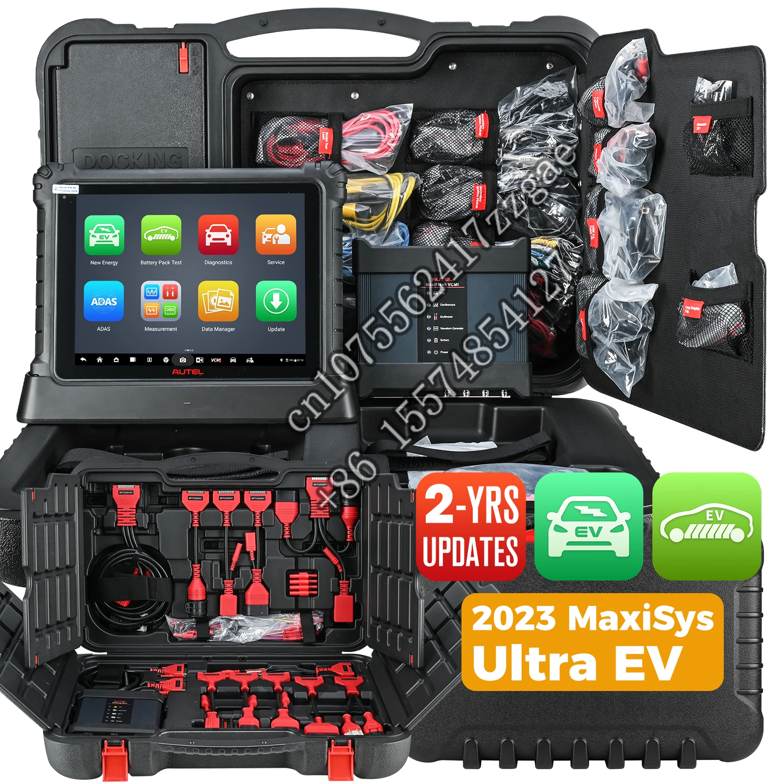 Autel maxisys ultra ev mk908 pro ecu programmable auto program diagnostic kit car electric high voltage system direct scanner