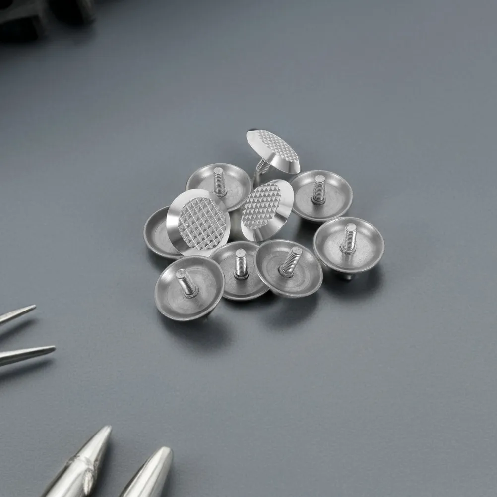 

20 шт. тактильных направляющих шпилек из нержавеющей стали с ананасовым дизайном для слепых, для остановок общественного транспорта и пешеходных дорожек