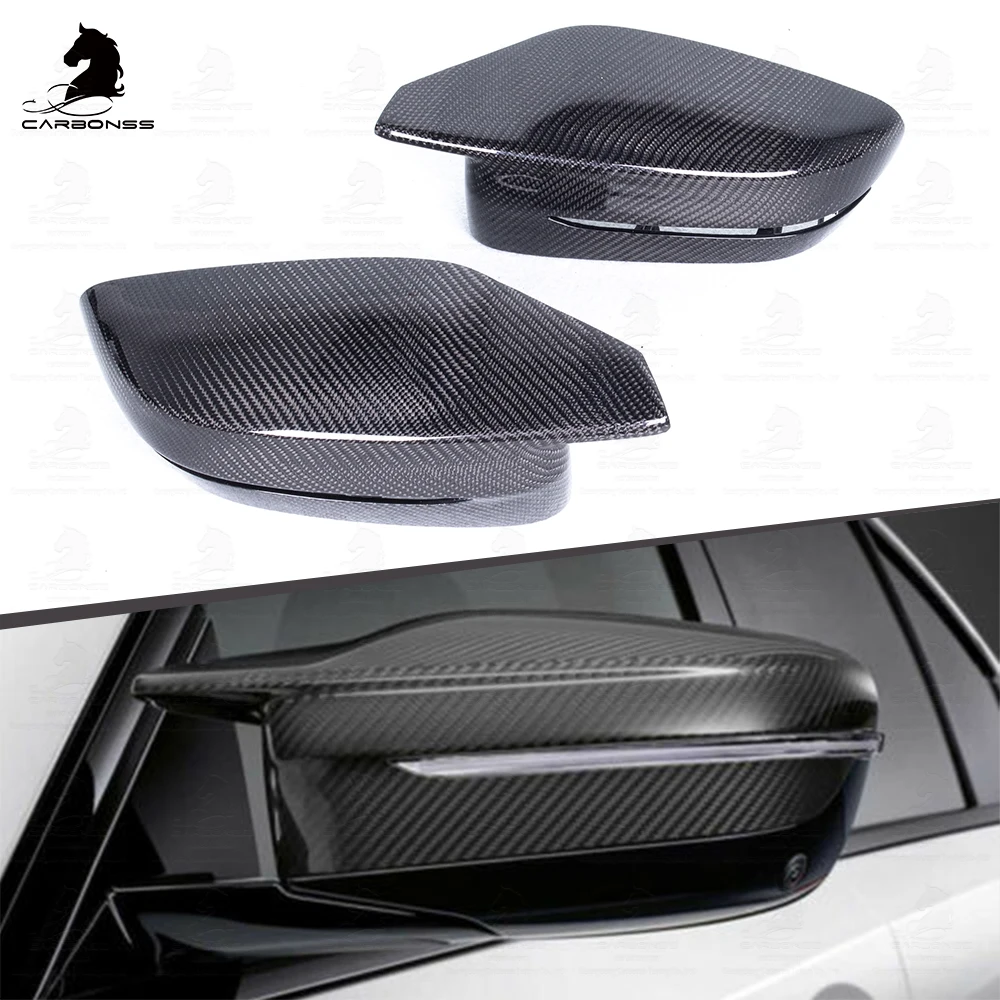 Auto mirror Carbon side replacement mirror cover G80 G82M3 M4 G87  LHD for BMW add on door mirror cover 2023+