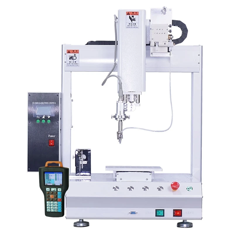 Buy Double Station Soldering Head PCB Mobile Phone Battery Automatic Soldering Machine