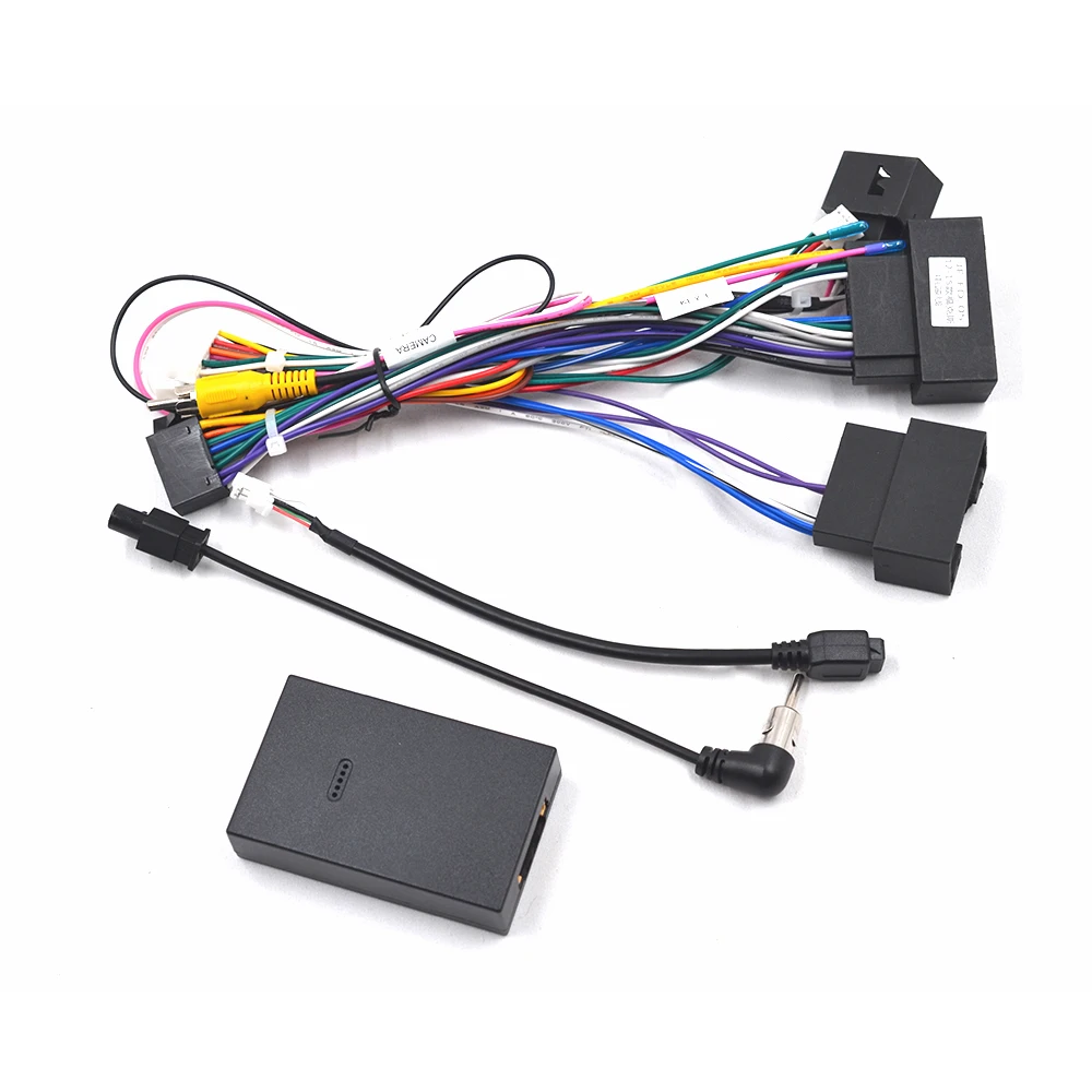 Roadwise-arnés de cableado de alimentación Canbus Box, adaptador de Cable de alimentación Android de 16 pines para Ford Fiesta MK6 09-11 11-12 13-18