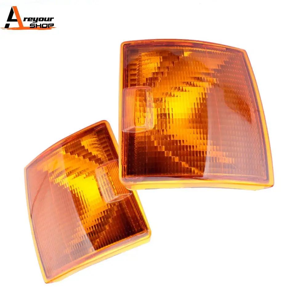 Areyourshop Car Front Corner Lights Turn Signal Indicator Lamps Fits for Transporter T4 BJ 1990-2004 ABS Plastic Car accessories