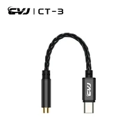 CVJ-CT-3 DAC tipo C a Chip CX31993 de 3,5mm/4,4mm, Cables chapados en plata, calidad de sonido Hifi, presentación original