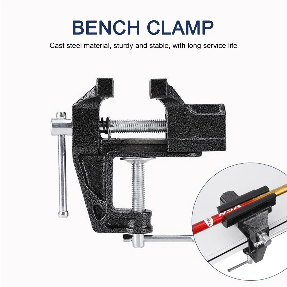 Golf Grip Replacement Tool Vise Clamp Multi-Functional Bench Vise Quick Adjustment Quick Shaft Clamp Golf Club Regrip Vise Tool