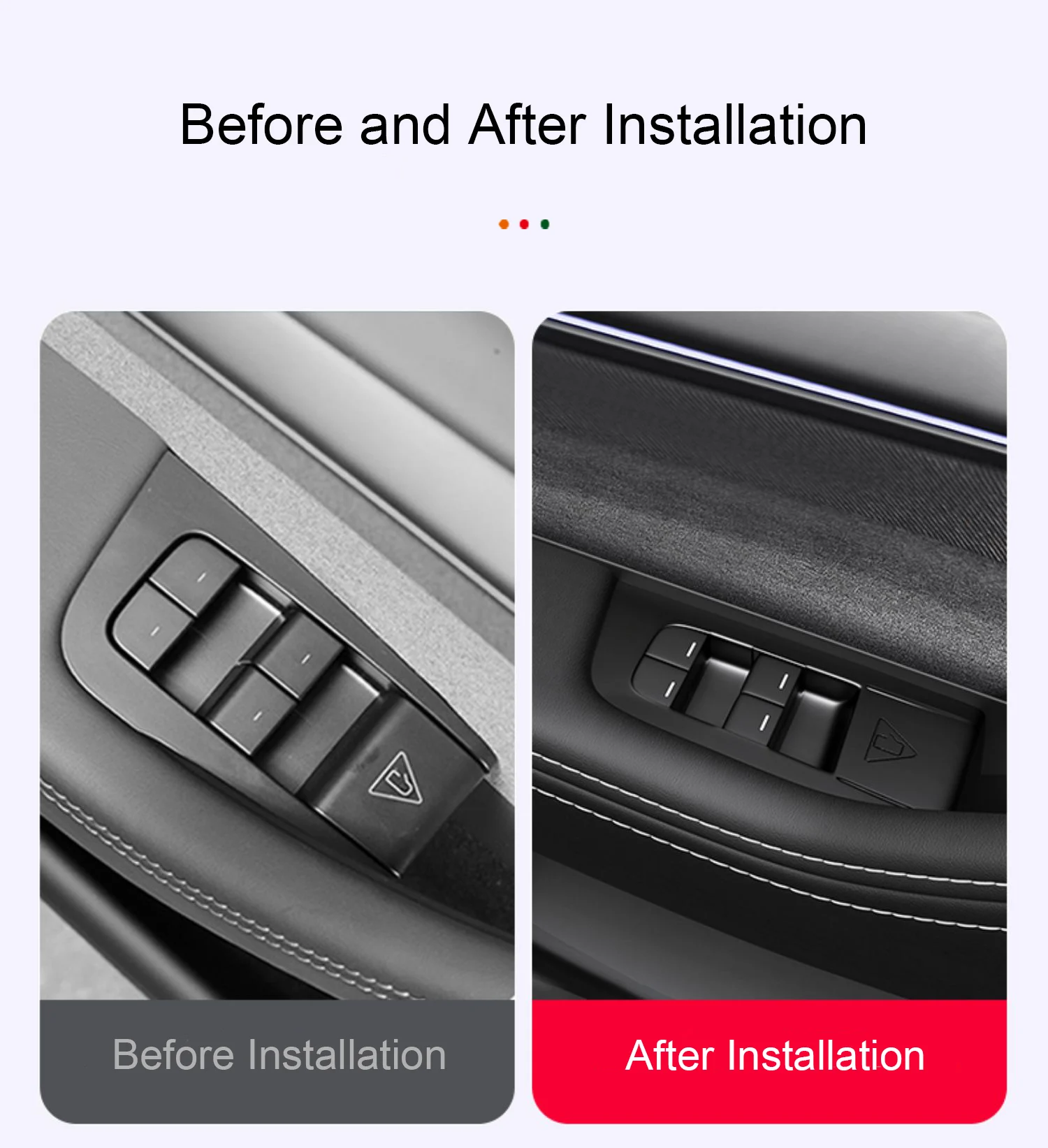 ل تسلا نموذج Y العرعر 2025 الزجاج رفع لوحة حصيرة نافذة زر الإطار واقية سيليكون نافذة رفع لوحة ملحق الكسوة