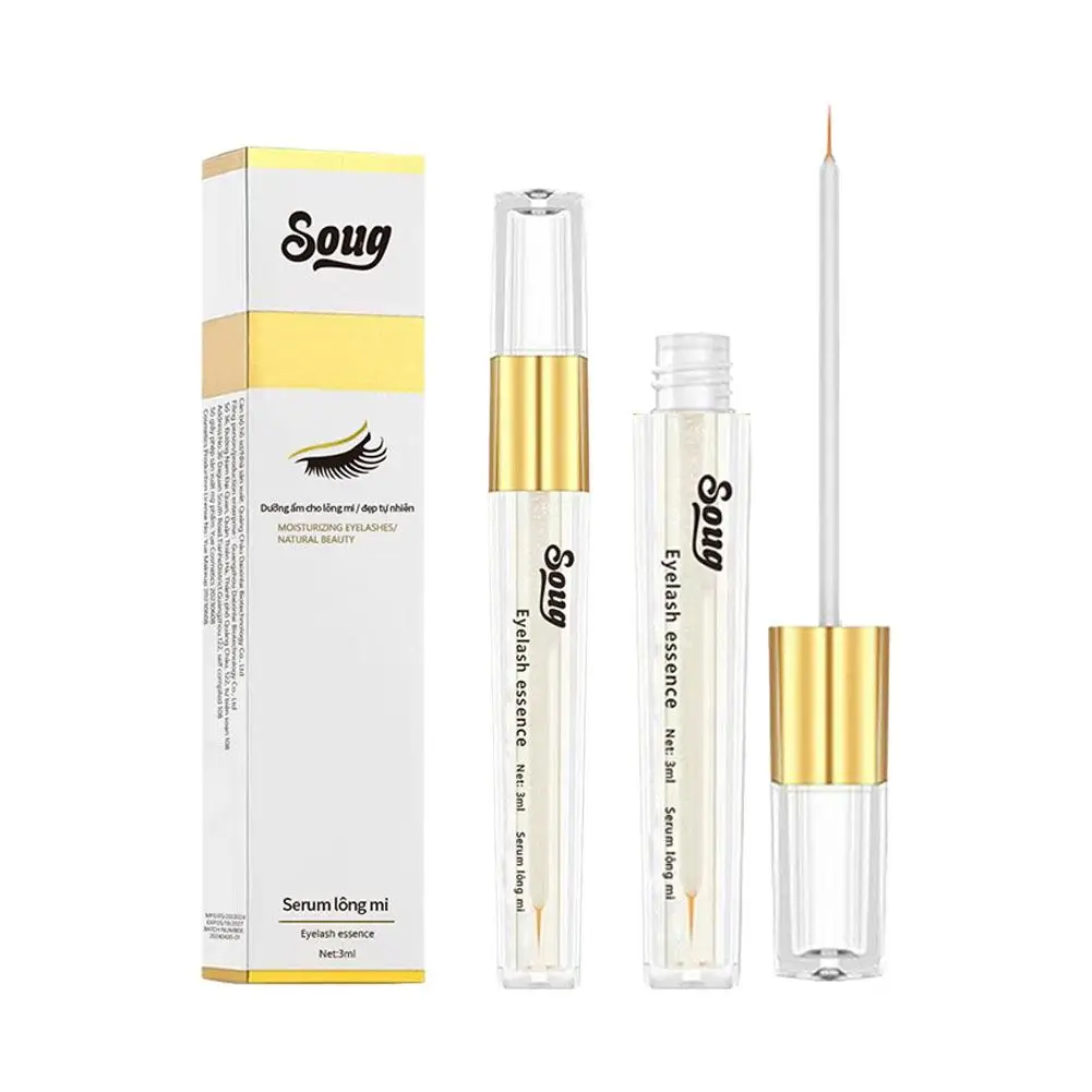 Soug Eyelash Enhancer Seven Days Eyelash Fast Growth Solution Thicken Eyelashes Natural Curl Enlarge Eyes Eyelash Eyebrow Serum