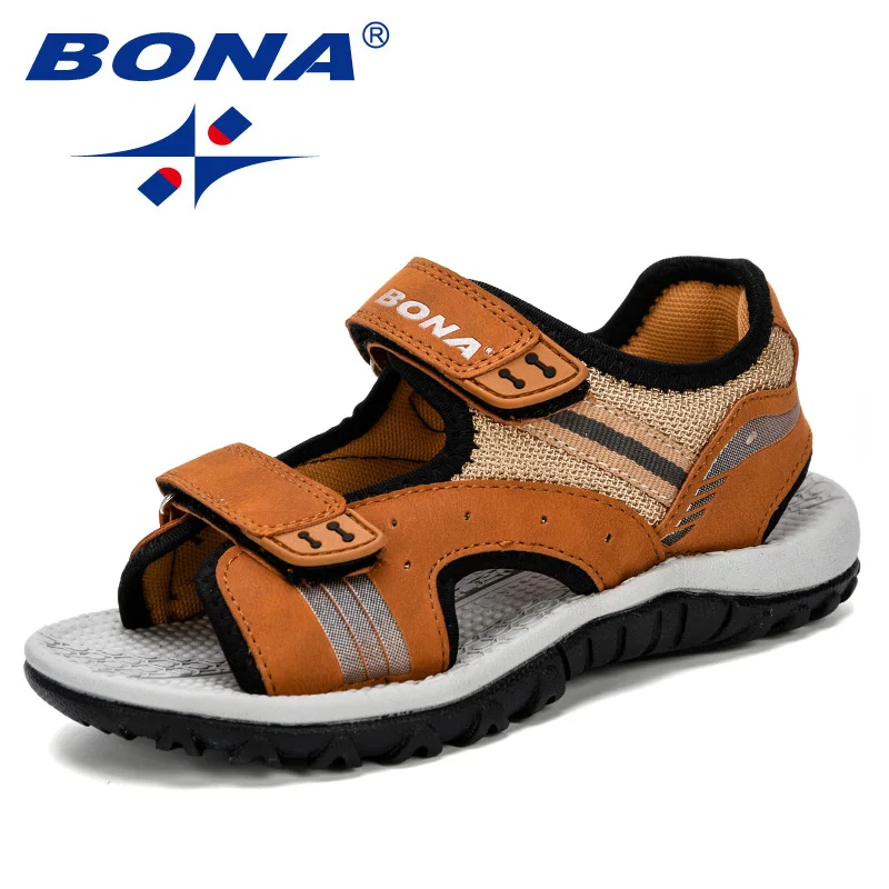 

BONA 2022 Hot New Arrive Boys Sandals Summer Soft Sole Antislip Boys Girls Shoes Kids Fashion Beach Sandals Children Summer Shoe