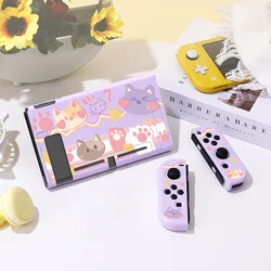 Meow Meow Protective Case for Switch Oled, Soft TPU Slim Cover for Nintendo Switch Console,NS Game Accessorie
