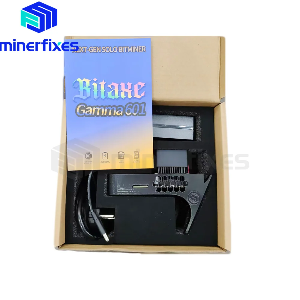 Solo Bitaxe Gamma 601 Miner 1.2TH/S 18W od Antminer S21 Pro Asic Miner Bitcoin Miner BTC Mining Machine Crypto Miner do użytku domowego