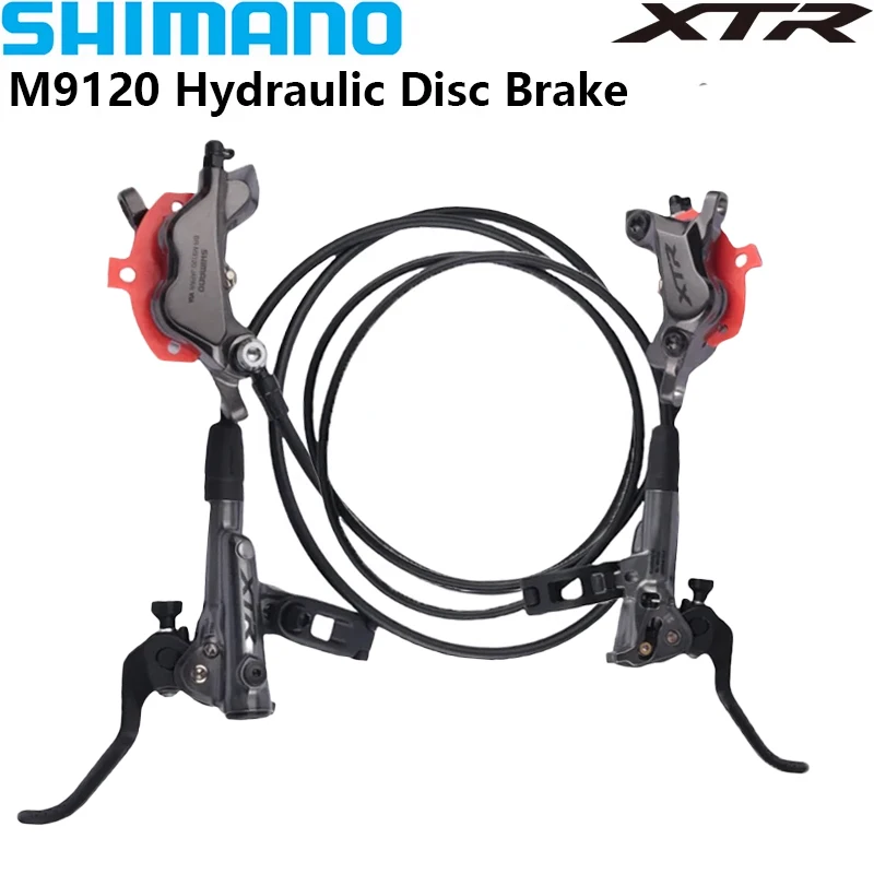 

SHIMANO DEORE XTR M9120 4 Piston Brake Mountain Bike Hidraulic Disc Brake MTB ICE-TECH Left 950MM Right 1650MM Bike Parts