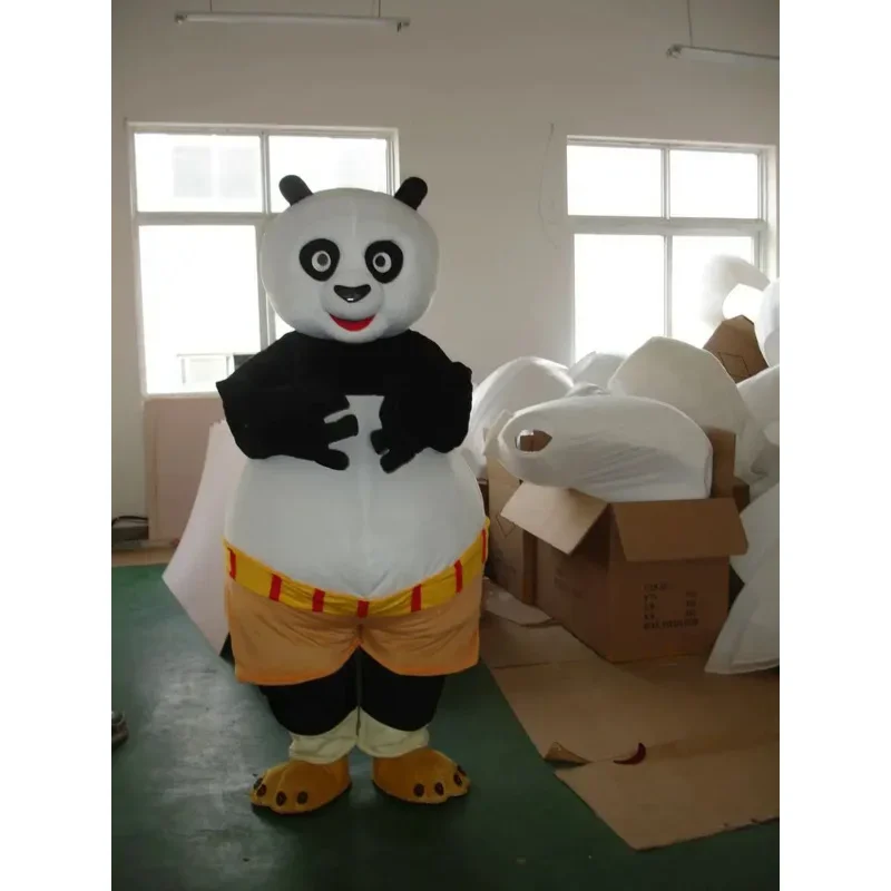 Kungfu Panda และ Tiger การ์ตูนคอสเพลย์เครื่องแต่งกาย Mascot โฆษณาชุดแฟนซีสัตว์ Carnival MN11