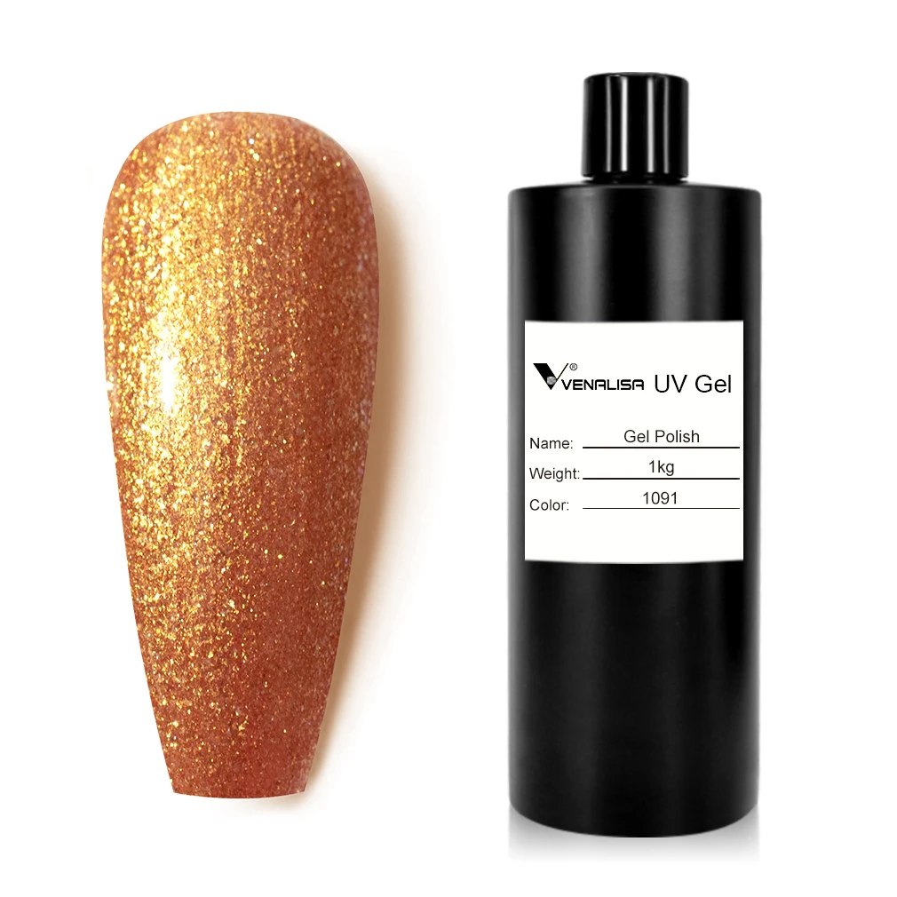 Venalisa Jelly Color Construction Gel Transparant Roze 1l Volume Doordrenken Van Opgeheven Semi-Permanente Zelfnivellerende Pastelgellak