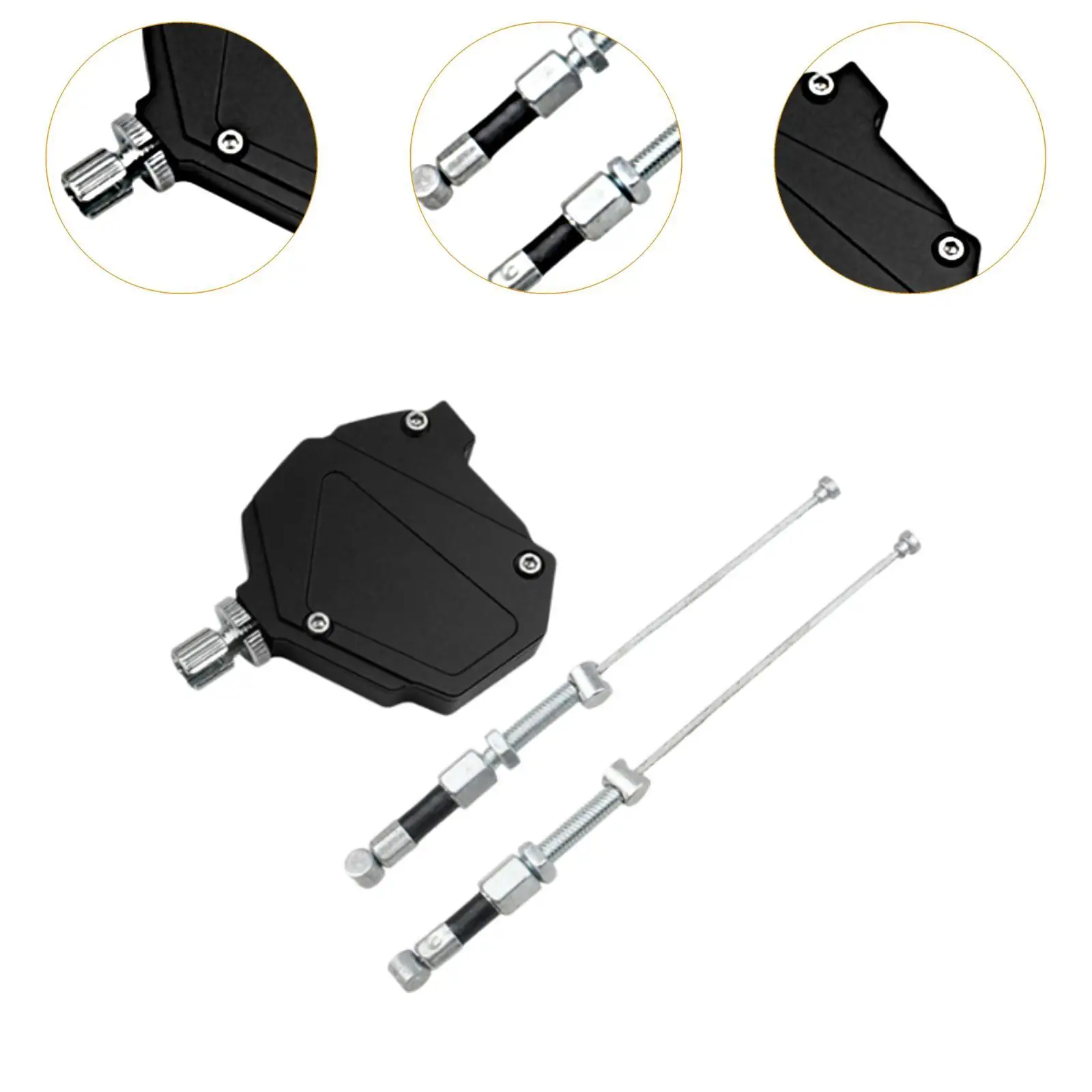 Motorcycle Clutch Cable Repair Kit Universal Aluminum Alloy Softener Brake Lever for Motocross and Street Bikes