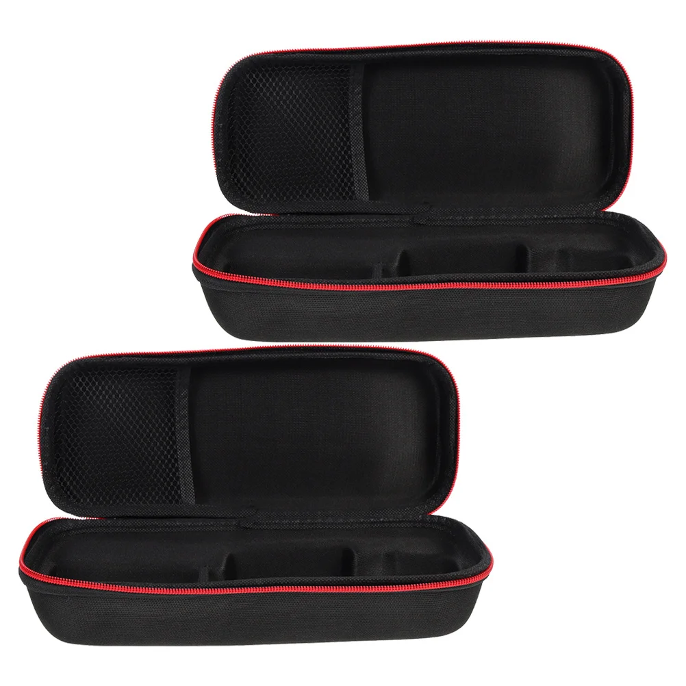 2 pcs Handheld Microphone Case Eva Storage Bag For Wireless Mics Portable Travel Use Mic Carrying Case Handheld Mic Storage Bag