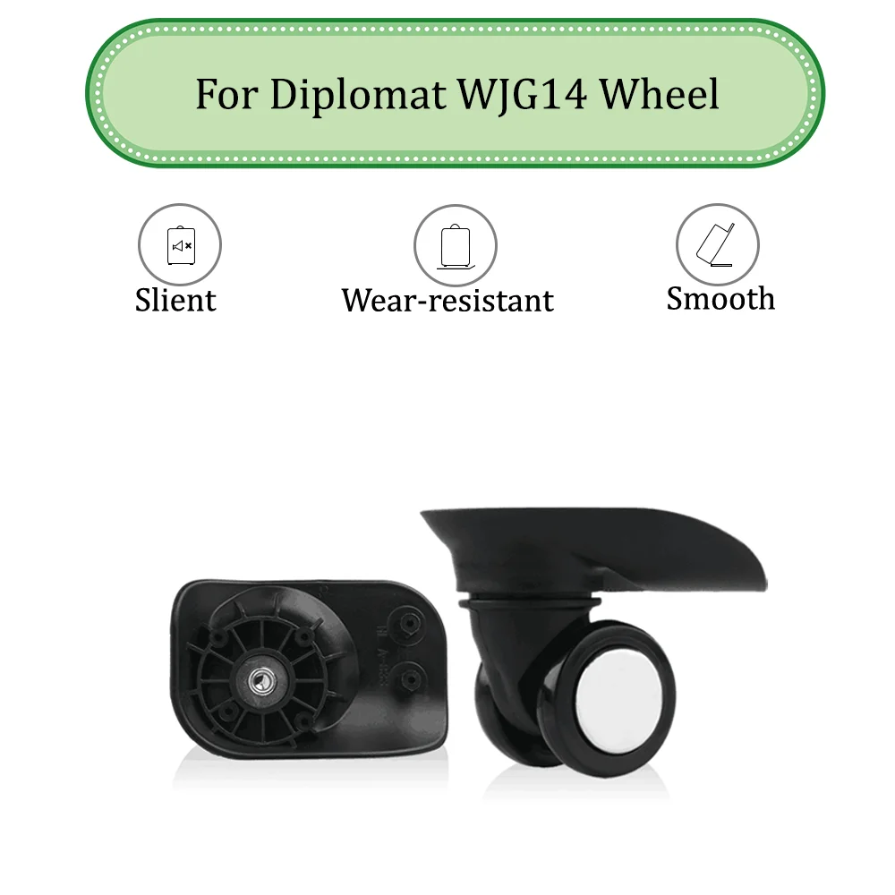 

For Diplomat WJG14 Universal Wheel Replacement Suitcase Silent Smooth Shock Absorbing Durable Convenient Accessories CasterWheel