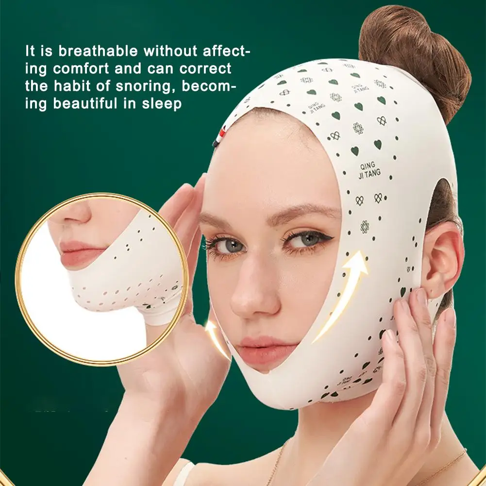 Porous Elastic Face Slimming Bandage V Line Face Shaper Beauty Cheek Strap Women Face Lift Massager Belt Facial Up Skin Chi K5C4