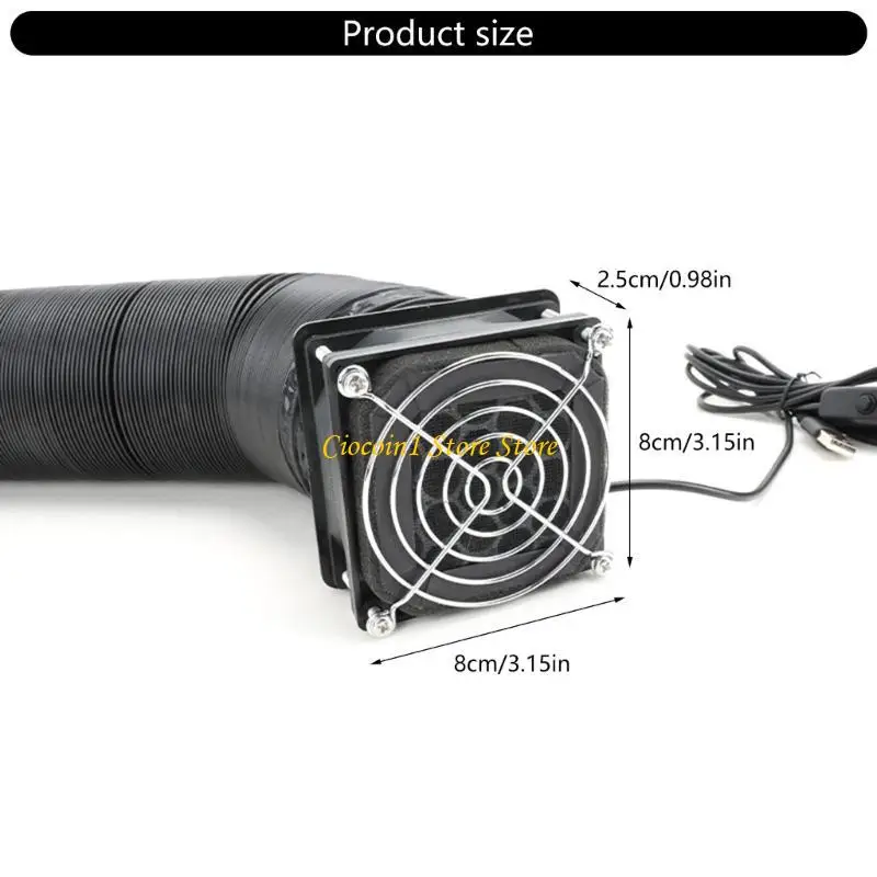 A3PC USB Ventilation Lüfter -Drucker -Gehäusebeatmung Premium feuerfest