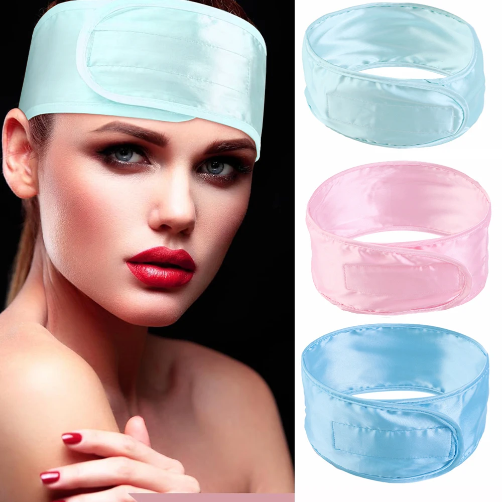 Satin Hair Wrap Scarf Satin Headband for Black Women\'s Hair Adjustable Silk Hair Wraps for Sleeping Nonslip Strips 