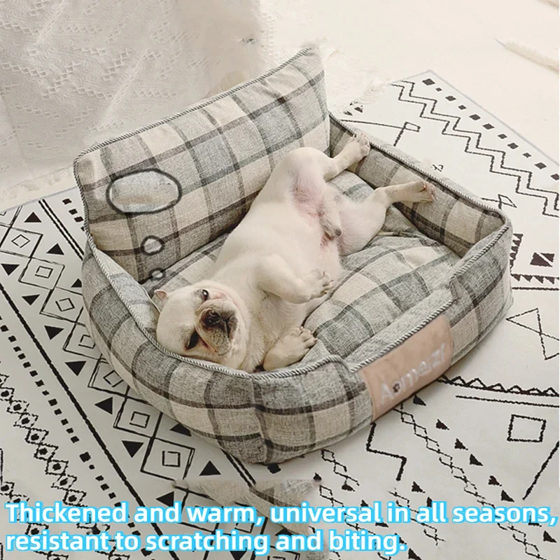 

Pet Kennel Dog Beds Big Cushion Puppy Accessories Bed for Cat Elevated Bed for Puppy House Cama Para Perros House for Dogs