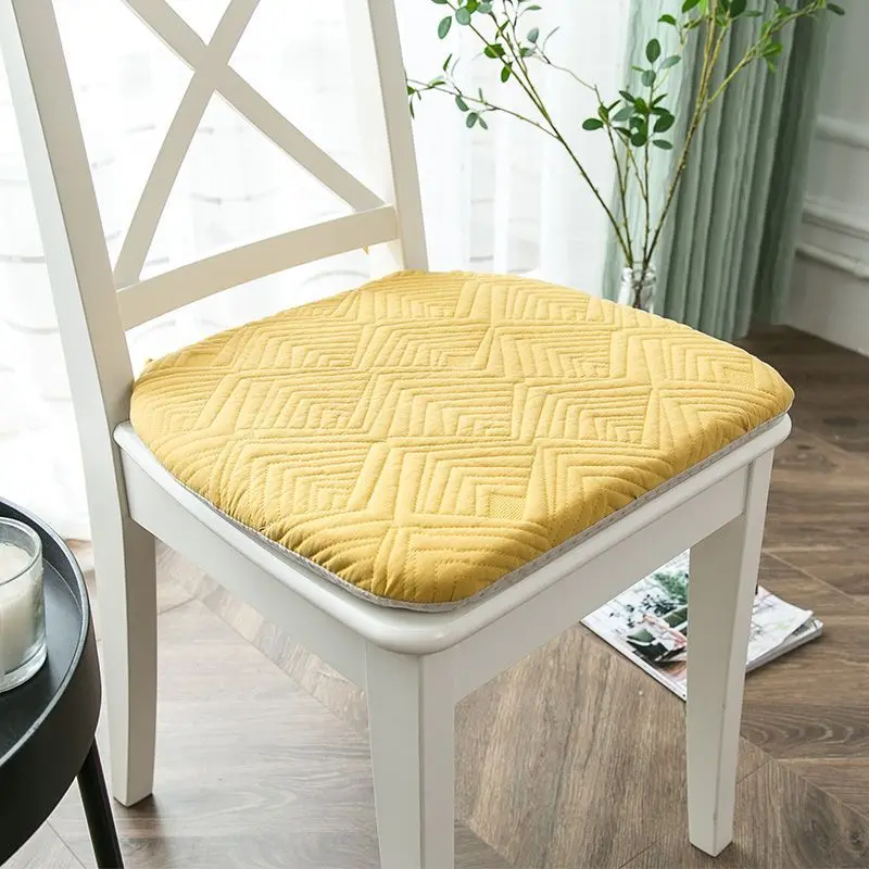 Simple Style Four Seasons Universal Thickened Cotton Chair Cushion High Density Sponge Core seat Cushion Detachable And Washable