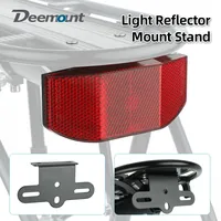 Bicycle Rear Light Stand Bracket Luggage Carrier Mount Vertical Horizontal Install Bike Rack Reflector Holder
