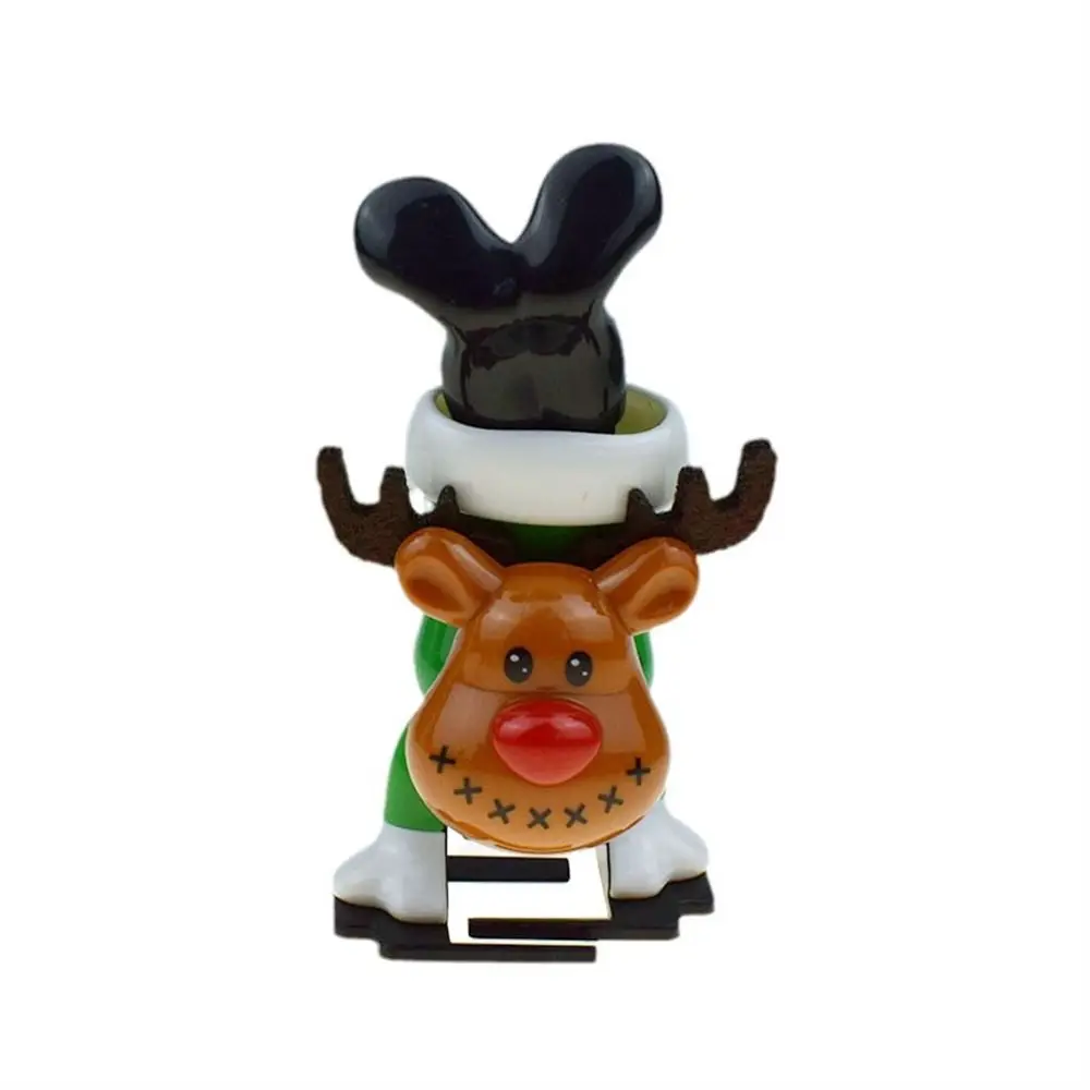 Christmas Series Wind-up Santa Claus Elk Snowman Christmas Clockwork Cartoon Jumping Santa Walking Christmas Ornament