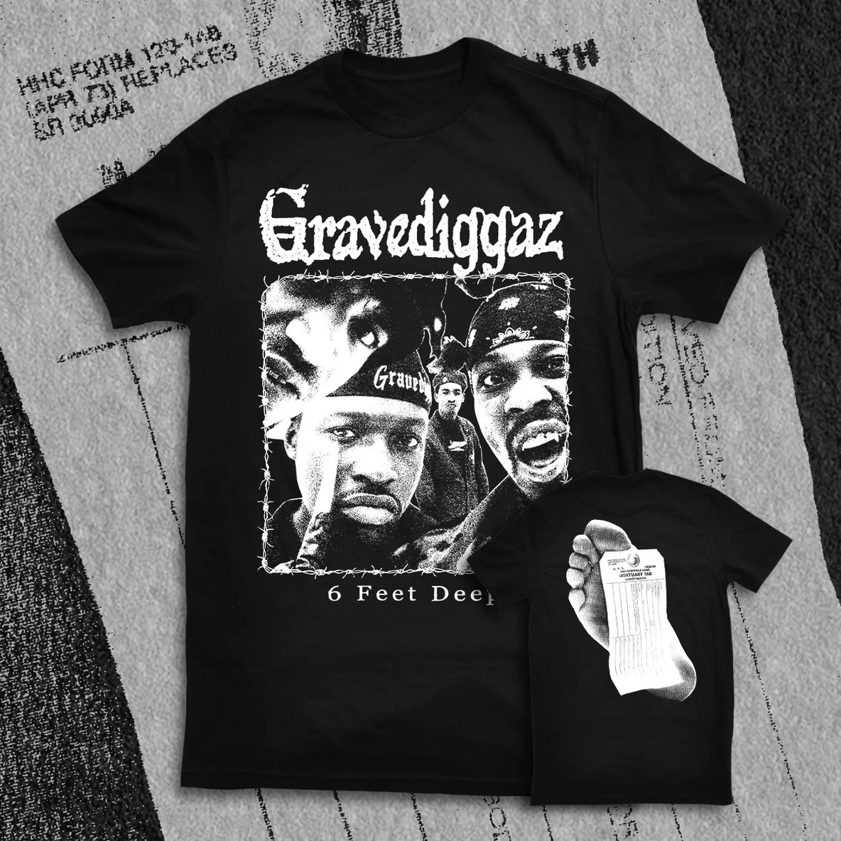 

Рубашка gravediggas «шестифутовая глубокая»