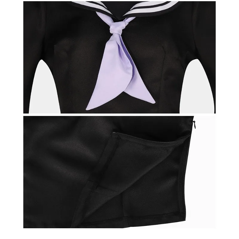 أنيمي الأزرق لعبة الأرشيف يوكاري تأثيري حلي كيمونو JK زي مدرسي دعوى للنساء الفتيات هالوين كرنفال حفلة الزي #6