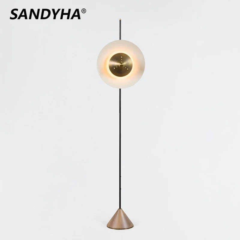 SANDYHA الحديثة عباد الشمس LED مصباح أرضي أنيق الدائمة ضوء لغرفة المعيشة غرفة نوم ديكور المنزل إضاءة كفاءة في استخدام الطاقة #1