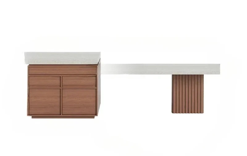 

xzzY13 Островный стол, раскладная направляющая платформа для ресторана, бытовой телескопический светильник, роскошная каменная плита, элитный светильник, роскошный