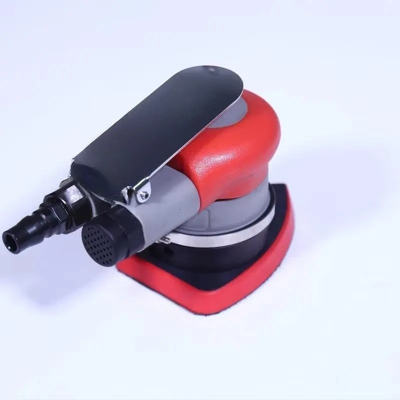70mm Square Pneumatic Floor Sander Industrial Grade Adjustable Speed Hook and Loop Pad Emery Paper Automatic Air Powered DIY